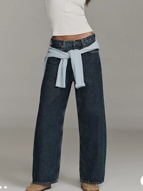 AGOLDE Low-Curve High-Rise Taper Jeans